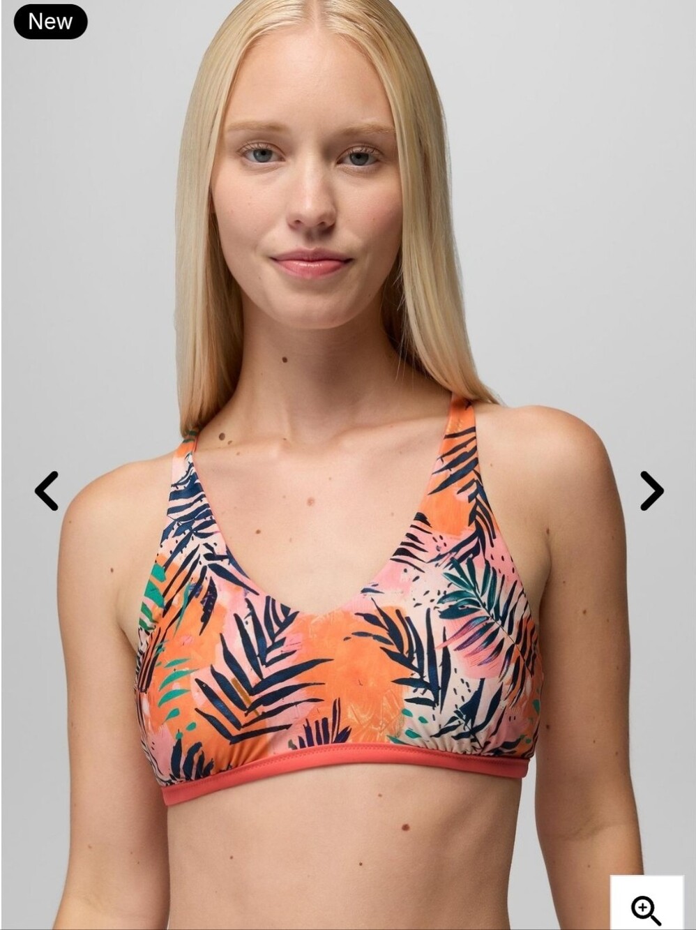 Prana Mallorca Reversible Swim Top Size Medium